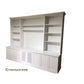HARRINGTON 5 PIECE WALL UNIT TV ENTERTAINMENT CENTRE BOOKCASE/BOOKSHELF - MyChocolateWood