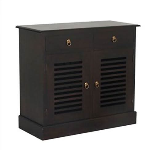 HAWAII SOLID MAHOGANY 2 DOOR 2 DRAWER BUFFET - CHOCOLATE COLOUR - MyChocolateWood