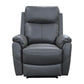 Hawes 3-Piece Electric Recliner Suite in Gunmetal - Chocolate Wood
