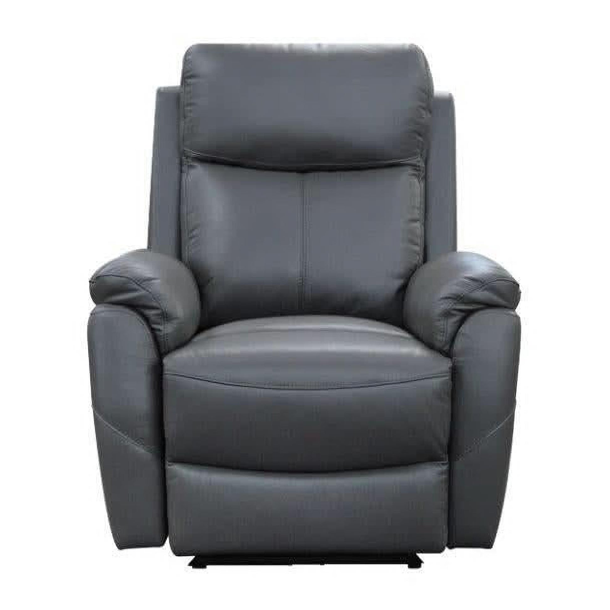 Hawes 3-Piece Electric Recliner Suite in Gunmetal - Chocolate Wood