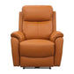 Hawes 3-Piece Electric Recliner Suite in Tangerine - Chocolate Wood