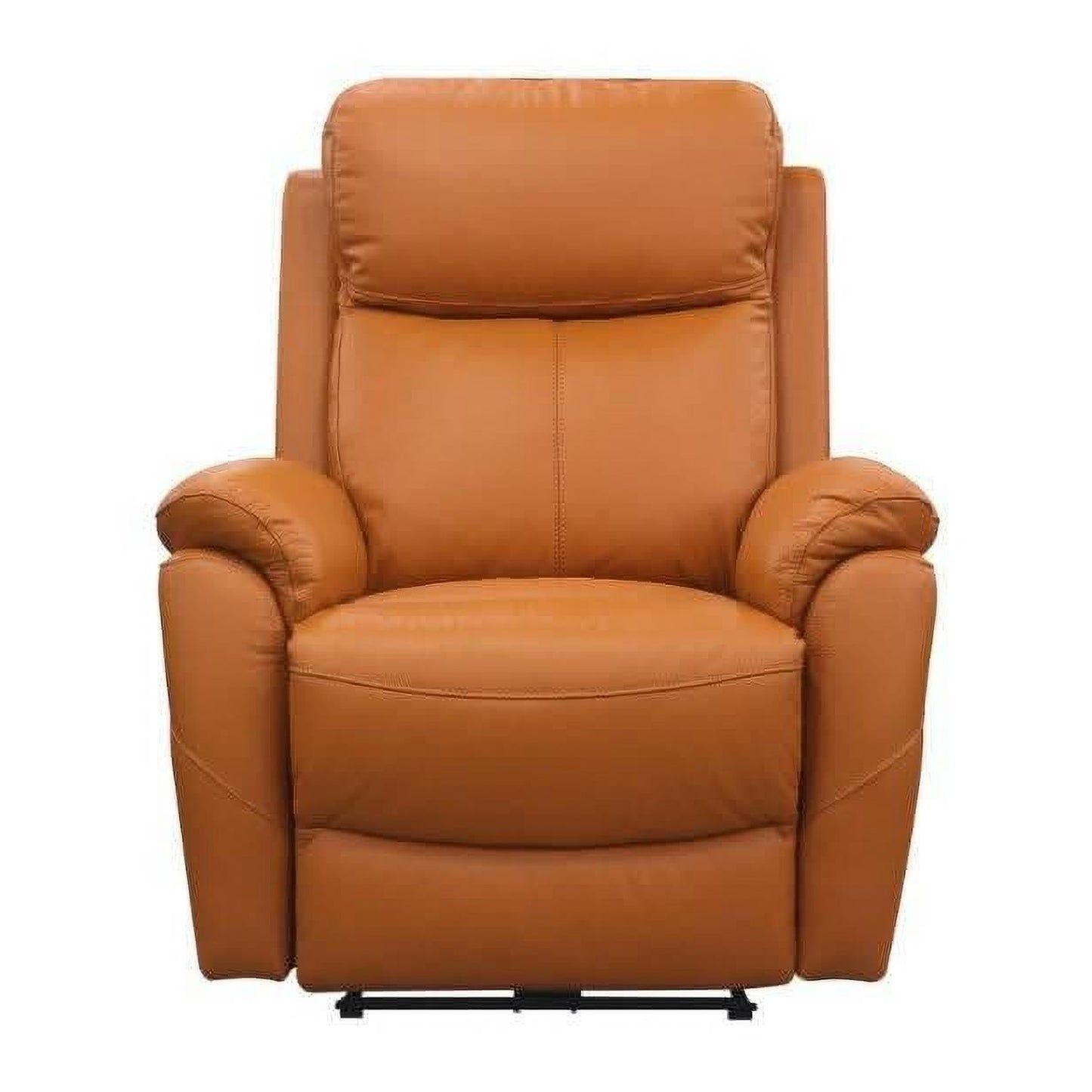 Hawes 3-Piece Electric Recliner Suite in Tangerine - Chocolate Wood
