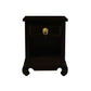 HIROKO OPIUM STYLE LEG 1 DRAW & 1 SHELF BEDISDE TABLE - CHOCOLATE - MyChocolateWood