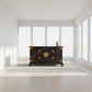 HIROKO SOLID MAHOGANY CHINESE STYLE BUFFET/SIDEBOARD2 DOORS 4 DRAWERS IN CHOCOLATE - MyChocolateWood