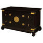 Hiroko Chinese Style Buffet / Sideboard 120cm in Chocolate - Chocolate Wood