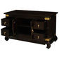 Hiroko Chinese Style Buffet / Sideboard 120cm in Chocolate - Chocolate Wood