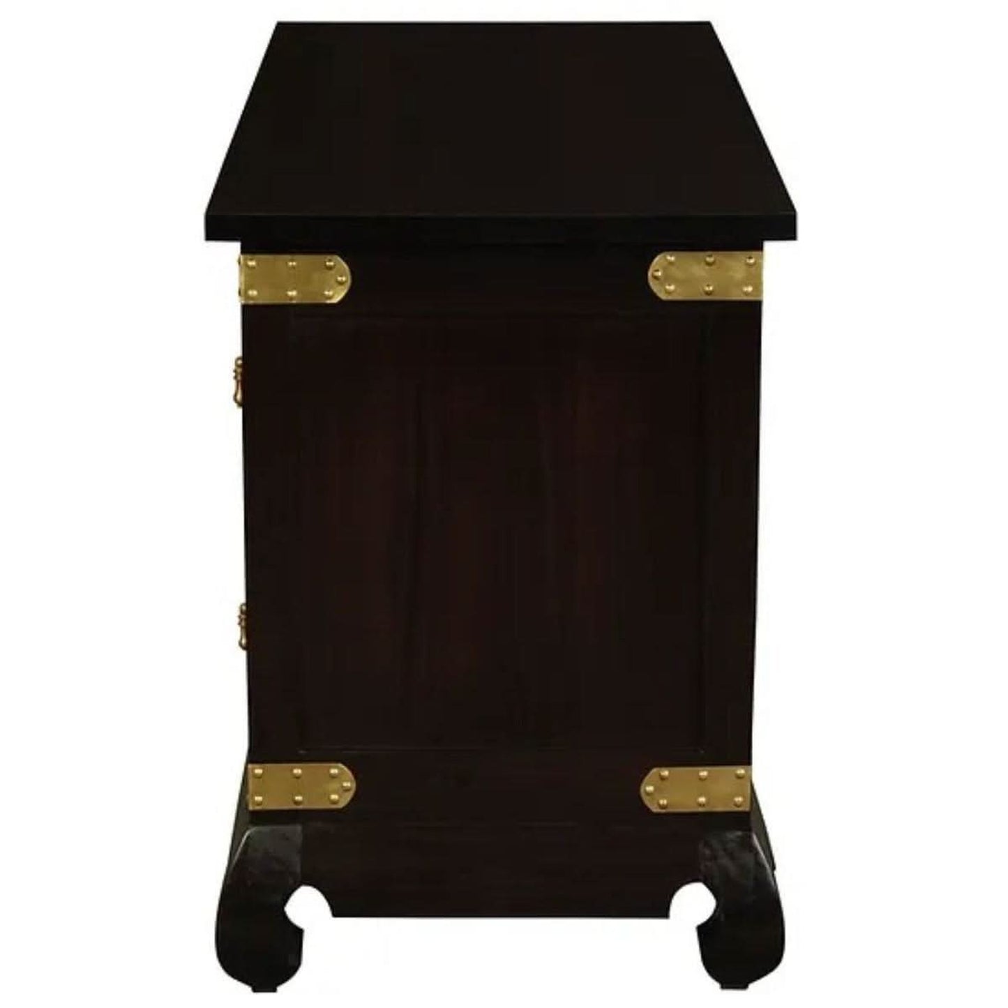 Hiroko Chinese Style Buffet / Sideboard 120cm in Chocolate - Chocolate Wood