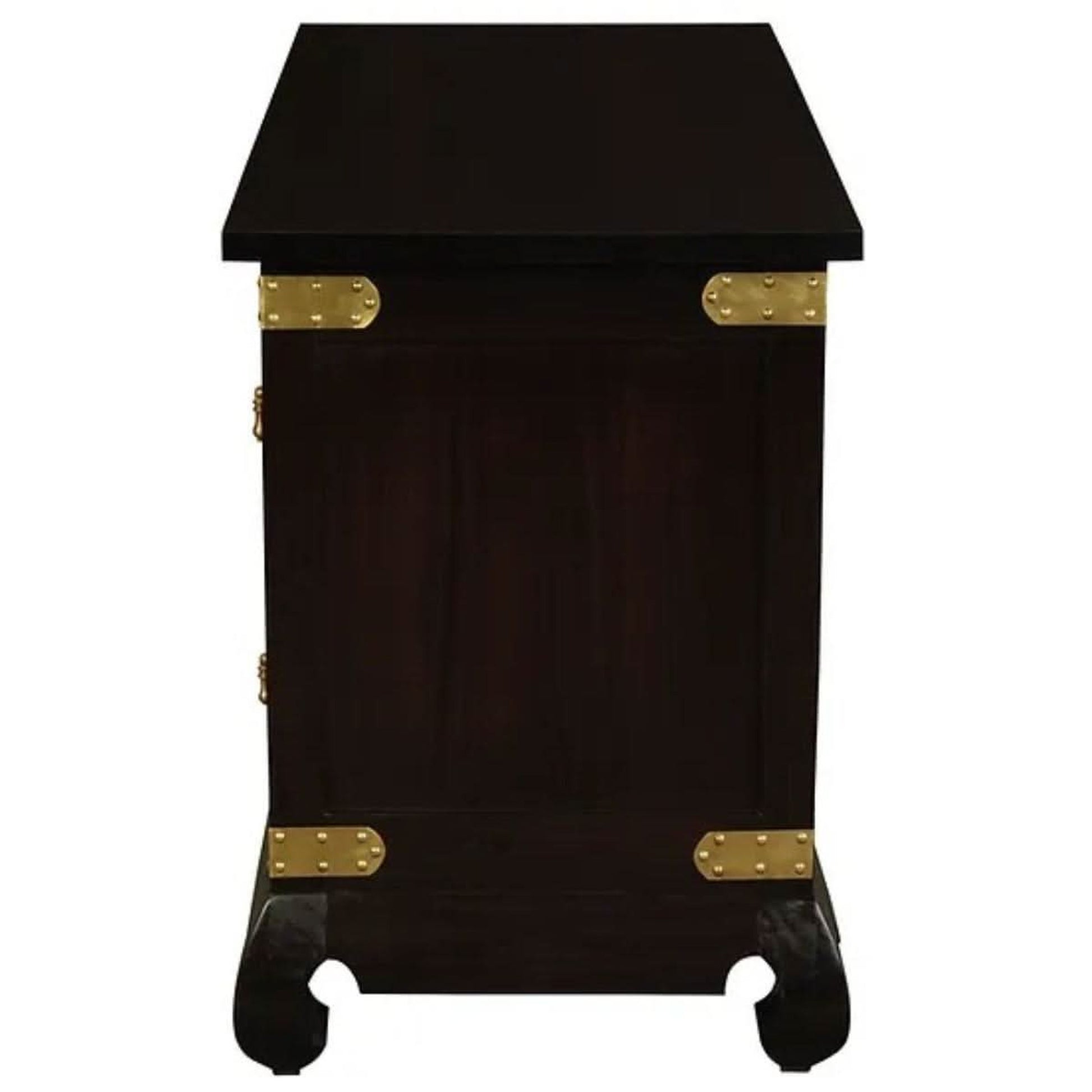 Hiroko Chinese Style Buffet / Sideboard 120cm in Chocolate - Chocolate Wood