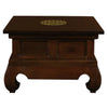 HIROKO SOLID MAHOGANY CHINESE STYLE LAMP TABLE IN MAHOGANY