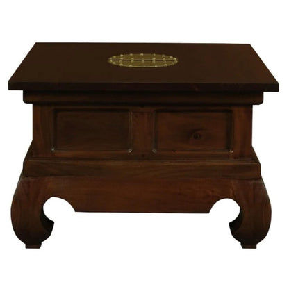 HIROKO SOLID MAHOGANY CHINESE STYLE LAMP TABLE IN MAHOGANY