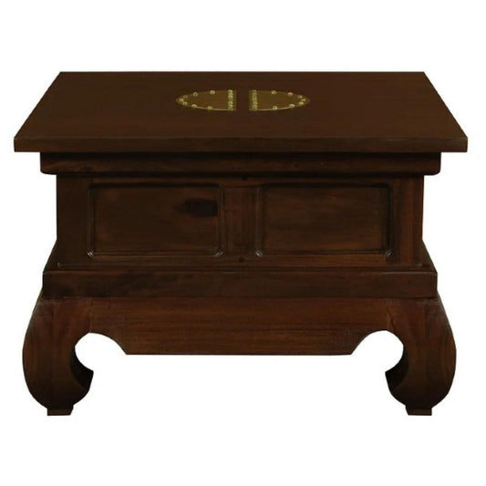 HIROKO SOLID MAHOGANY CHINESE STYLE LAMP TABLE IN MAHOGANY