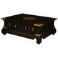 Hiroko 4-Drawer Rectangular Coffee Table in Chocolate - Chocolate Wood