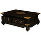 Hiroko 4-Drawer Rectangular Coffee Table in Chocolate - Chocolate Wood