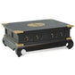 Hiroko 4-Drawer Square Coffee Table in Chocolate - Chocolate Wood