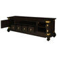 Hiroko TV / Entertainment Unit 190cm in Chocolate - Chocolate Wood