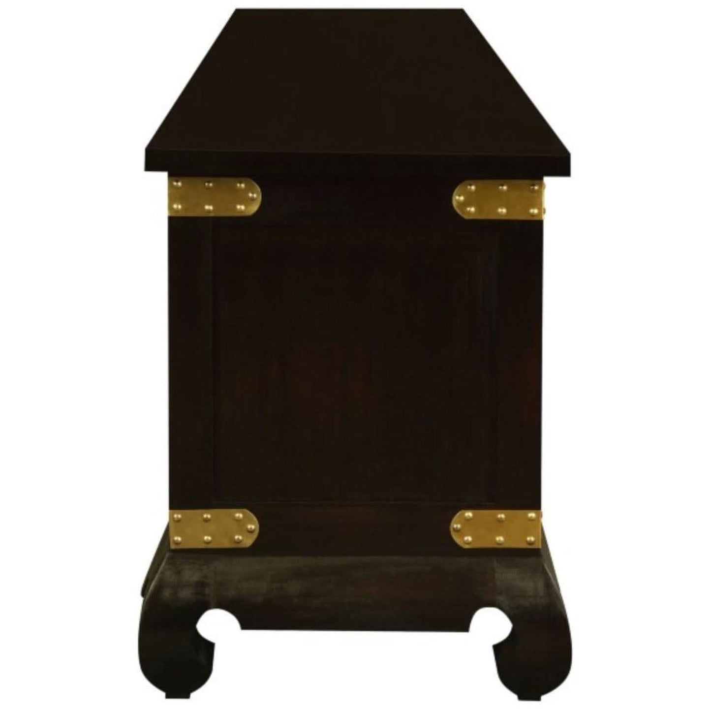Hiroko TV / Entertainment Unit 190cm in Chocolate - Chocolate Wood