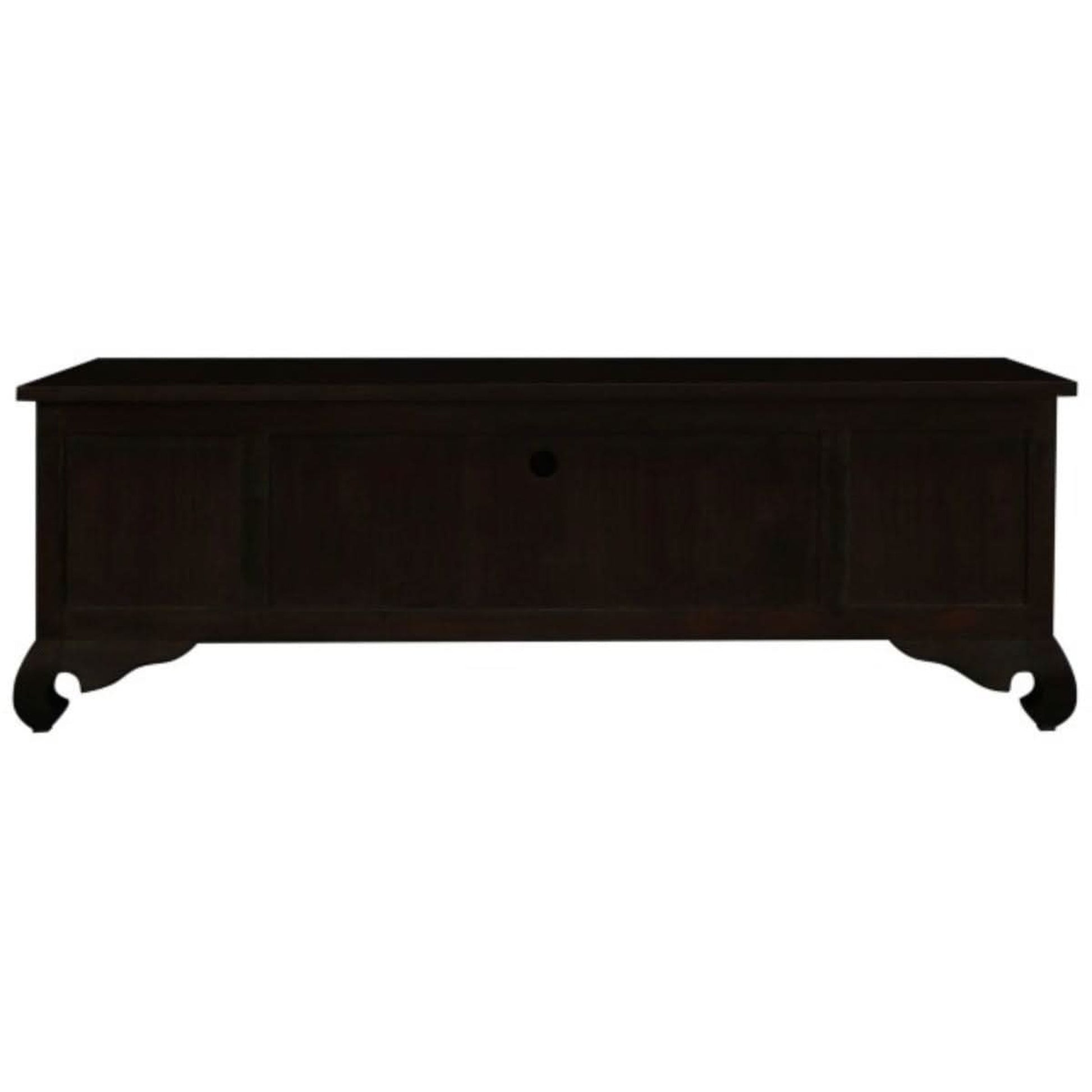 Hiroko TV / Entertainment Unit 190cm in Chocolate - Chocolate Wood
