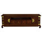 HIROKO SOLID MAHOGANY CHINESE STYLE TV UNIT 2 DOORS & 4 DRAWERS IN MAHOGANY 190CM - MyChocolateWood