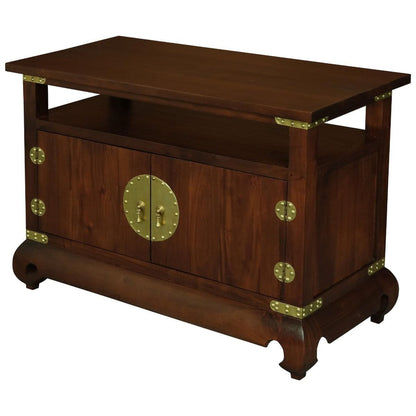 HIROKO SOLID MAHOGANY CHINESE STYLE TV UNIT IN MAHOGANY 97CM