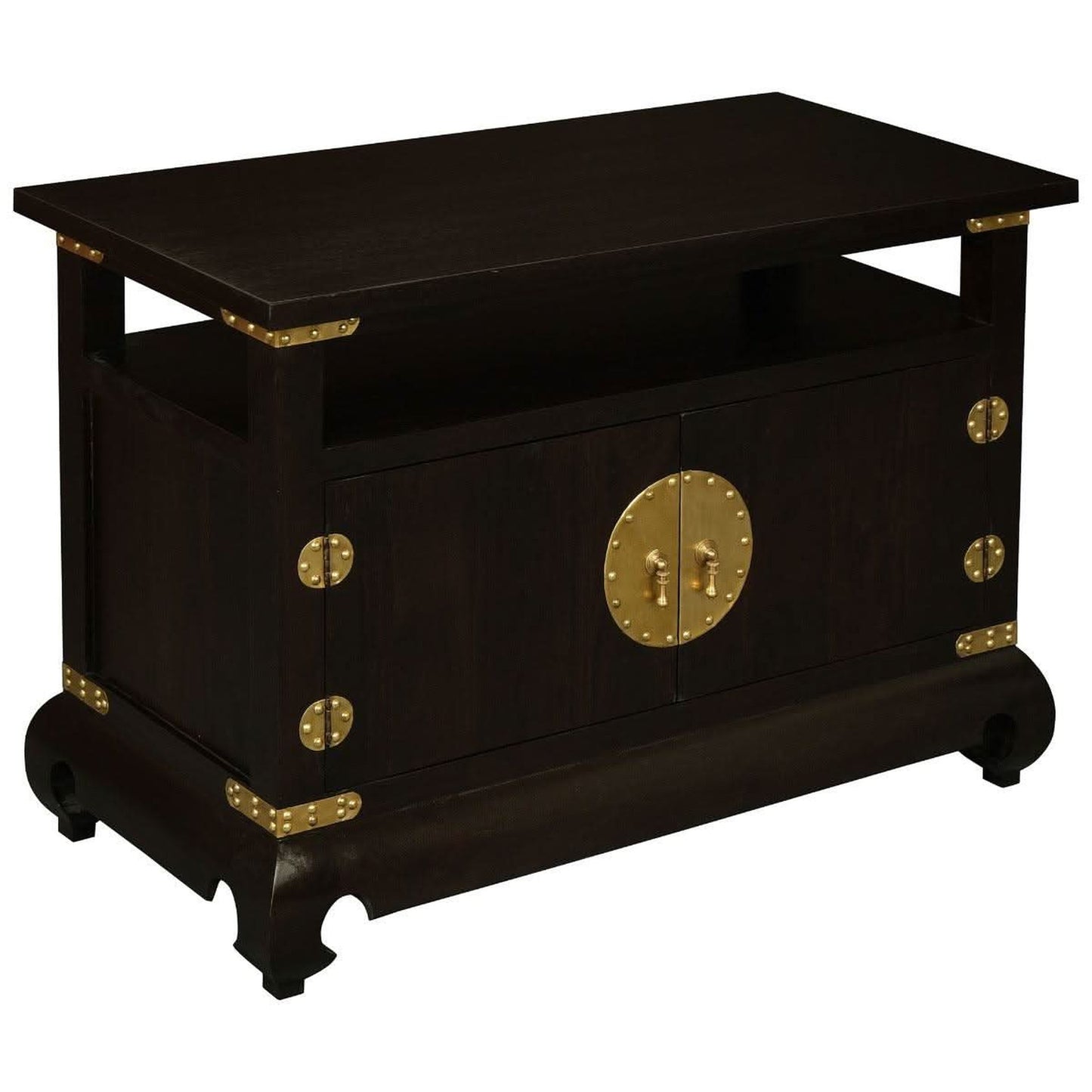 Hiroko TV / Entertainment Unit 97cm in Chocolate - Chocolate Wood