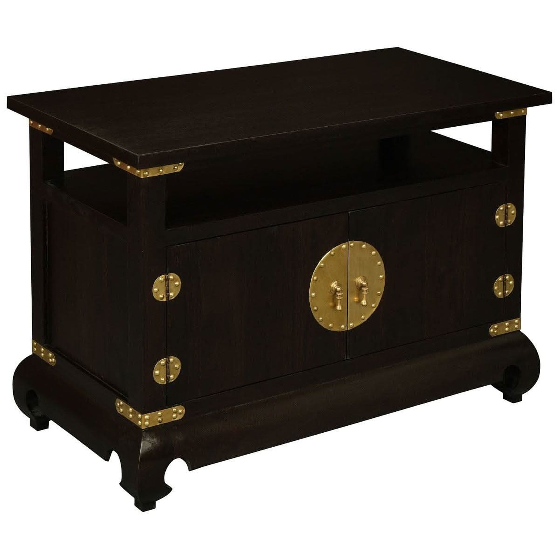 Hiroko TV / Entertainment Unit 97cm in Chocolate - Chocolate Wood