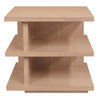 HUDSON SQUARE SIDE/LAMP TABLE IN WHITE CEDAR TIMBER NATURAL - MyChocolateWood