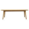 HUNTLEY OVAL DINING BENCH OAK TIMBER 130CM NATURAL
