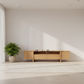 IBARRA SOLID & VENEER BLUE GUM TIMBER  ETU TELEVISION UNIT 2 DOORS 2 DRAWERS NATURAL - MyChocolateWood