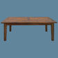 INGRID SOLID MANGO WOOD DINING TABLE IN LIGHT HONEY 210CM - MyChocolateWood