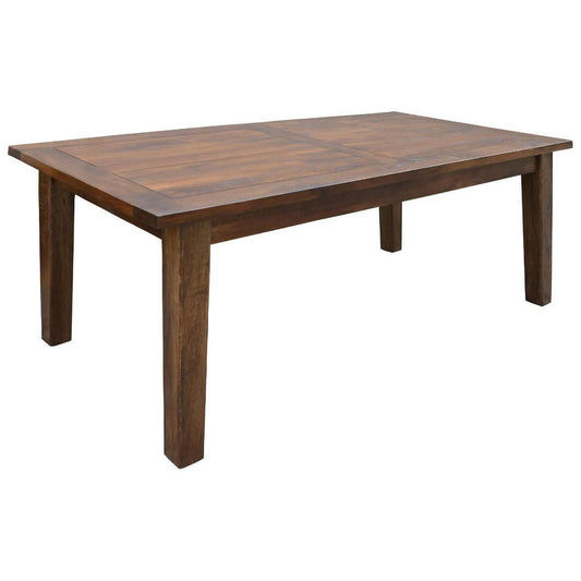 INGRID SOLID MANGO WOOD DINING TABLE IN LIGHT HONEY 210CM