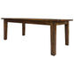 INGRID SOLID MANGO WOOD DINING TABLE IN LIGHT HONEY 210CM - MyChocolateWood