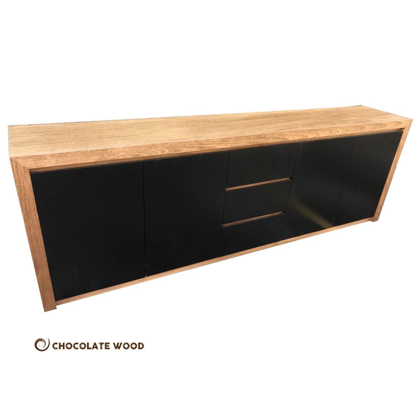 IVES 4 DOOR 3 DRAWER TASSIE OAK BUFFET MADE TO ORDER
