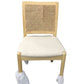 JAMAICA CONTEMPORARY DINING CHAIR OPEN WEAE RATTAN IN NATURAL - MyChocolateWood