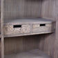 JARVIS SLATTED OLD ELM CABINET/LARGE CUPBOARD NATURAL - MyChocolateWood