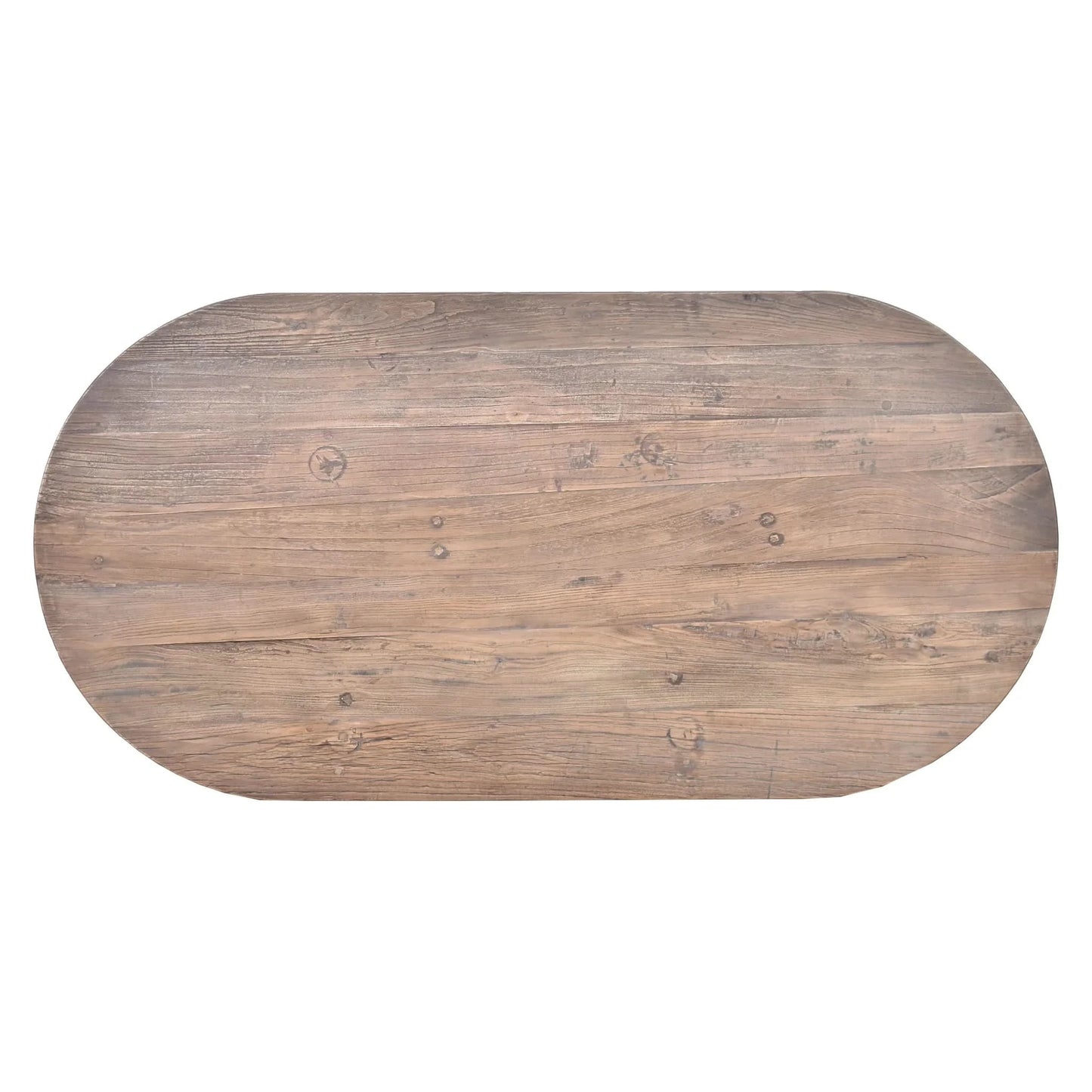 Natural old elm coffee table with slatted design by MyChocolateWood, featuring a rustic, handcrafted appearance.