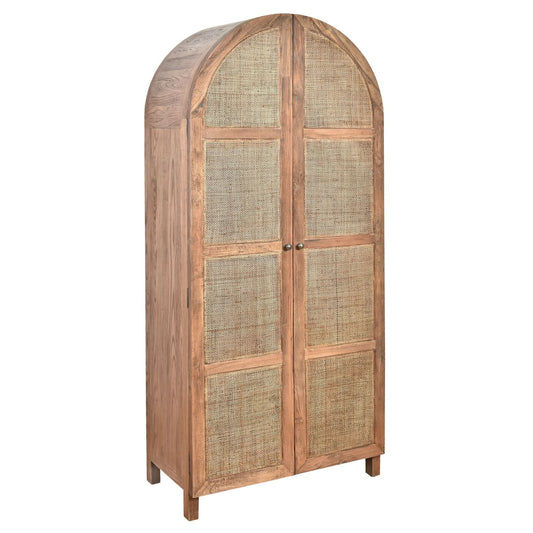 JASPA ARCHED OLD ELM CABINET STORAGE CABINET CUPBOARD - MyChocolateWood