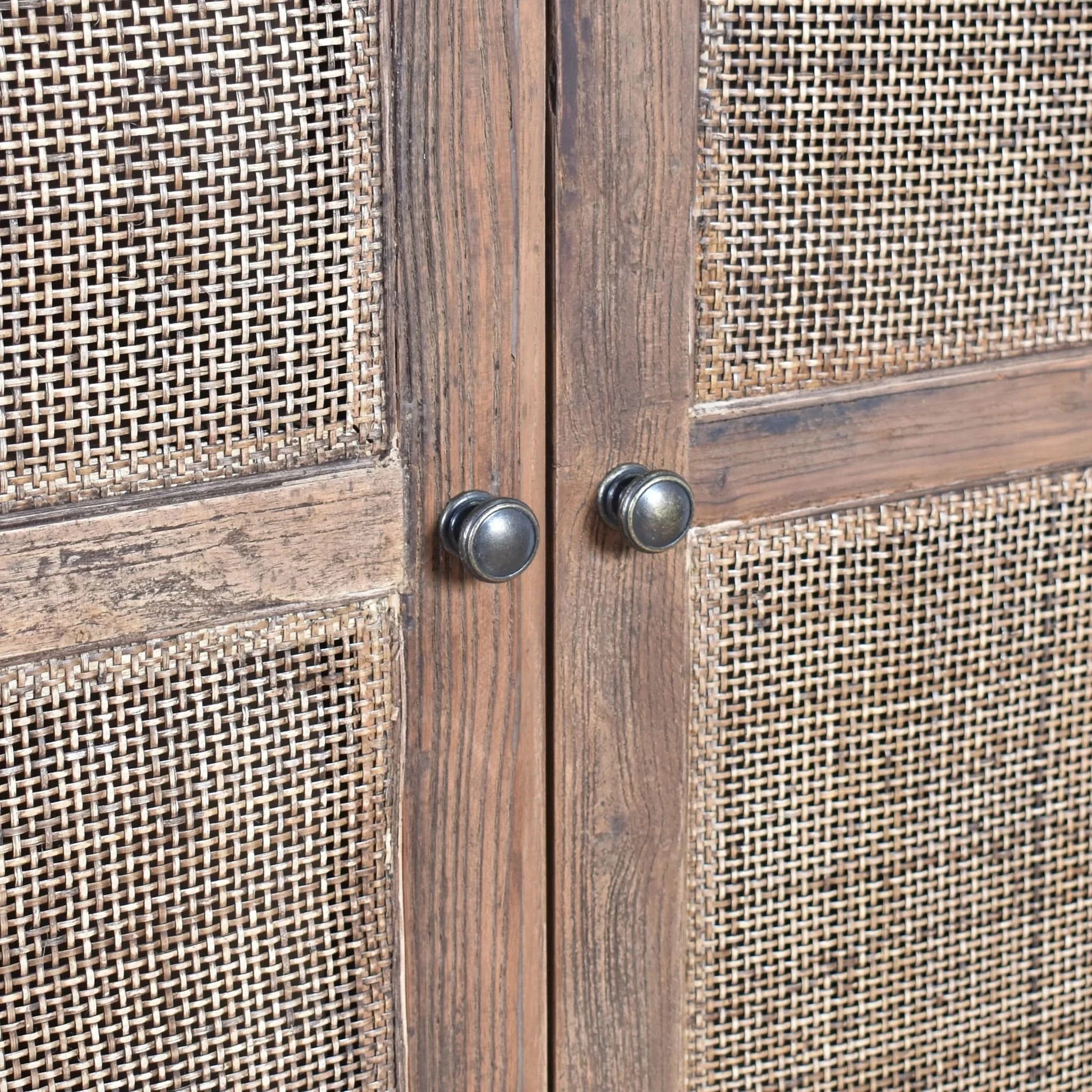 JASPA ARCHED OLD ELM CABINET STORAGE CABINET CUPBOARD - MyChocolateWood