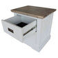 CASSIE ACACIA WOOD 2-DRAWER BEDSIDE TABLE - MyChocolateWood