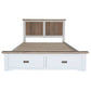 CASSIE ACACIA WOOD KING SIZE BED + TALLBOY + 2 X BEDSIDE TABLES PACKAGE DEAL - MyChocolateWood