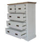 CASSIE ACACIA WOOD KING SIZE BED + TALLBOY + 2 X BEDSIDE TABLES PACKAGE DEAL - MyChocolateWood