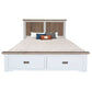 Jaxon Solid Acacia Wood King Bed - Chocolate Wood