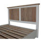 Jaxon Solid Acacia Wood King Bed - Chocolate Wood