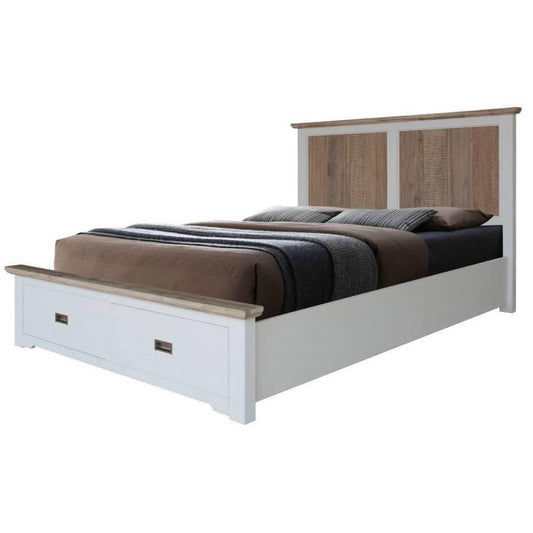 CASSIE QUEEN SIZE BED IN SOLID ACACIA WOOD - MyChocolateWood