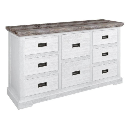 CASSIE SOLID ACACIA WOOD 8 DRAWERS DRESSER/8 DRAWER CHEST OF DRAWERS - MyChocolateWood