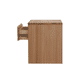 JAXX SOLID MESSMATE & BLUE GUM VENEER 1-DRAWER/1-NICHE BEDSIDE TABLE NATURAL - MyChocolateWood