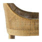 Jenalli Hamptons Rattan Counter Stool in Mango Teak - Chocolate Wood