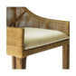 Jenalli Hamptons Rattan Counter Stool in Mango Teak - Chocolate Wood