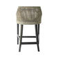 JENALLI HAMPTONS RATTAN COUNTER STOOL IN SMOKED GREYWASH - MyChocolateWood