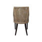 JENALLI HAMPTONS RATTAN DINING CHAIR/ LOUNGE CHAIR IN SMOKED GREYWASH - MyChocolateWood