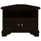 Jeremiah Corner Solid Mahogany TV Unit in Chocolate - Chocolate Wood